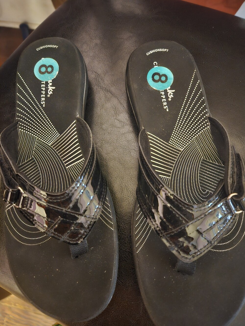 Clarks Cloudsteppers Sandals Size 8